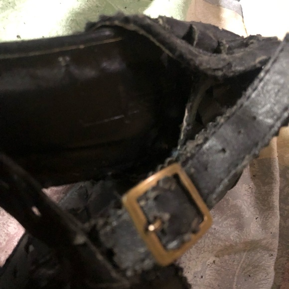 541 Black worn heels platforms size 6 - Picture 10 of 11